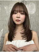 ミディアム/ミディアムレイヤー/レイヤー/10代20代30代/表参道
