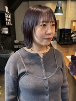 オリ(oli)&nbsp;ボルドー×レイヤーボブ