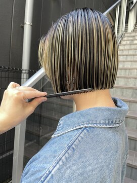 ケンジ 横浜(KENJE) ミニボブ/ルーツカラー/ライムグリーン/オリーブ/ダブルカラー