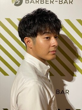 バーバーバー 四谷(BARBER-BAR) ビジネス爽やかエアリースパイラルマッシュ