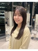 韓国ナチュラルロングレイヤー