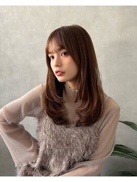 フォト 富山(foto) 20代30代ミディアムレイヤーインナーカラーダブルカラー富山
