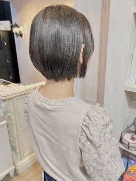 キャアリー(Caary) 福山美容室caaryショートボブ髪質改善ストレート20代30代40代