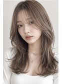 韓国レイヤー × グレージュ
