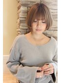 ナチュラルボブで大人ヘルシースタイル