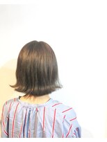 ヘアメイク オブジェ(hair make objet)&nbsp;オリーブベージュ ボブ