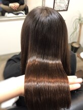 髪質改善専門ヘアエステサロン ヴェリテ(Verite) 髪質改善カラーエステナチュラルブラウン ストレートロング