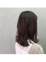 モノ(mono)&nbsp;【mono  柏】セミロング×ピンクブラウン