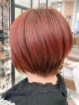 グランシュ 青葉台店(GranCieux)&nbsp;秋色レッド×小顔ショート