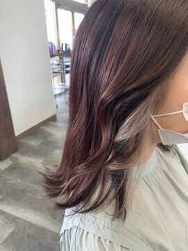 ウィズ 駅前店(With) ショコラブラウン×ホワイトミルクティー（イヤリングカラー）