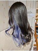 インナーカラー/インナーカラーパープル/レイヤーカット