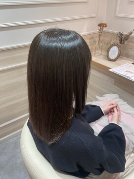 アンド ラ ブランシュ(&.La Blanche) 縮毛矯正/ストレート/くすみブルー/テラコッタ/トリートメント