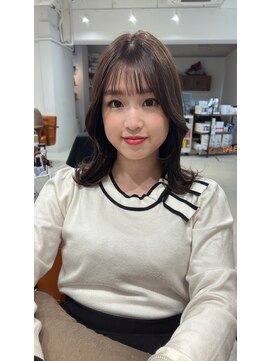 ネイロ 錦糸町(NeiRo) 縮毛矯正ミニウルフテラコッタデジタルパーマくすみブルー