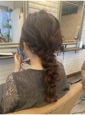 編みおろしスタイル