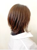 【パーマ】外ハネボブの柔らかデジタルパーマ