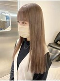 ベージュロング_チェリーブラウンフェミニンロング_ba376861