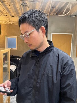 サンアタゴノット(san.atagonot) 似合わせベリーショート　メンズスタイル