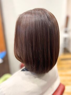 ヘアーハピネス ハート(hair happiness heArt) 脱白髪染めハイライトカラーナチュラルブラウン30代40代50代