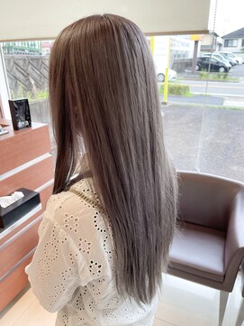 レイフィールド 滝の水店 ブリーチカラーアッシュグレージュアッシュ