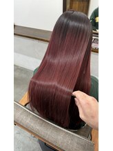 モアビー(More.vie) カシスレッド×髪質改善