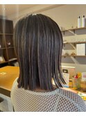 白髪ぼかしハイライト