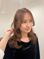 ラヴィズム(LUVISM)&nbsp;◎韓国ヘアー顔周りレイヤーおくれ毛前髪ダブルカラー万代新潟