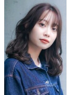 オブハーツ 若葉台店(OF HEARTS) シースルーバング/コテ巻き風パーマ【髪質改善・美髪・艶髪】