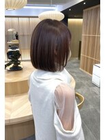 チェリーピンクのコンパクトボブ　　大関陽介