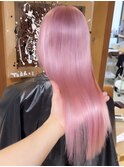 ピンクカラー/ハイトーンピンク/ペールピンク/ブリーチ渋谷