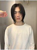 =メンズボブ/スパイキーショート/ブルーブラック/MEN’S HAIR