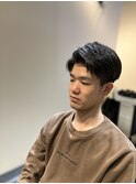 ツーブロックアップバングショート