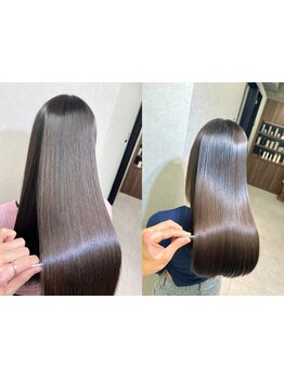 少人数＆全席完全個室の上質空間サロン。周りの目を気にせずゆったりと過ごしながら美髪へと導きます。