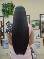 サントロペ(SAINT-TROPEZ)&nbsp;スーパーロング髪質改善キラキラ縮毛矯正ストレート