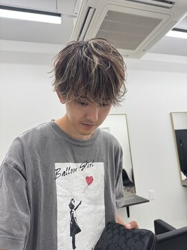 ステージ(STAGE) 本厚木　メンズカット　メンズハイライト　メッシュ