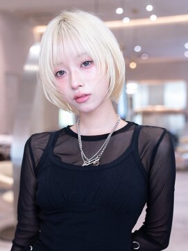 エースハバナ 渋谷(1 HAVANA) レイヤーボブ/20代30代大人かわいい/シースルー前髪