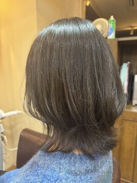 アメリアム 大阪上本町店(Ameri amu.) 【ボブレイヤー／アッシュベージュ】