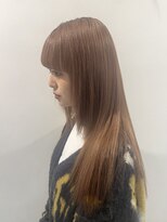 アース 溝の口店(HAIR&MAKE EARTH)&nbsp;デザインカラー◎秋のチェリーレッド×暖色ハイライト