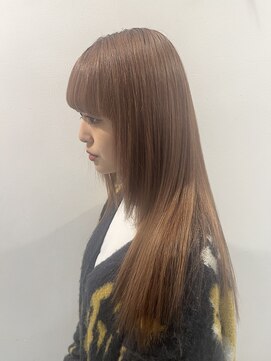 アース 溝の口店(HAIR&MAKE EARTH) デザインカラー◎秋のチェリーレッド×暖色ハイライト