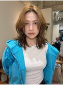 ミディアムレイヤーカットバタフライレイヤーカット