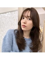 アンフィニー 銀座(ANFINI)&nbsp;前髪/顔まわり小顔/大人レイヤー/レイヤーカット/丸顔/面長/銀座