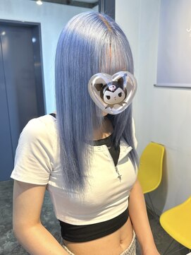 ジュール 池袋(Joule) ブリーチ2回～水色シルバー×透明感ハイトーン♪♪
