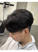 フェザーパーマ/ニュアンスパーマ/毛流れセンターパート