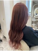 ブリーチ無しダブルカラー チェリーレッド