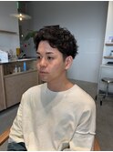 メンズショートパーマ