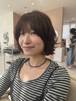 オン キャナルシティ博多前店(on) 【晴音】レイヤーボブ/オレンジブラウン/20代