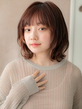 カバーヘア ブリス 上尾西口店(COVER HAIR bliss) イヤリングカラークラゲヘアウルフカットくびれミディ20代30代X