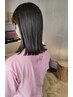 人気No.1艶髪再整カラー+カット(白髪染めもOK)¥18000