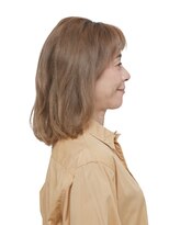 えがお美容室&nbsp;60代に人気◎華やぎミディレイヤー