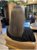 髪質改善ストレートロング/酸熱トリートメント