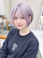 デイズ(days) ラベンダーグレージュショートボブ